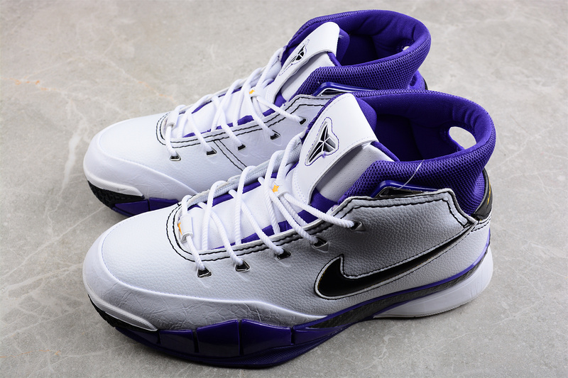 Zoom Kobe 1 Protro 81 Points White/Black/Court Purple 27