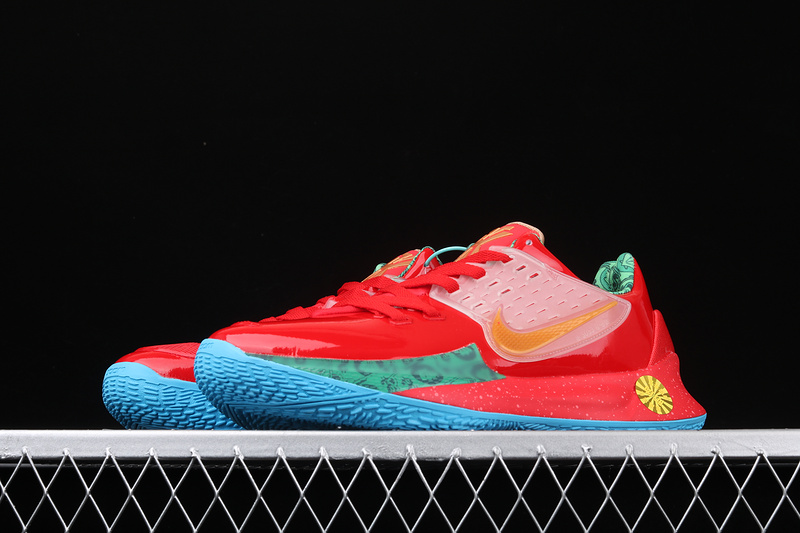 Kyrie 2 Low Ep Mr. Krabs University Red/Metallic Gold 23