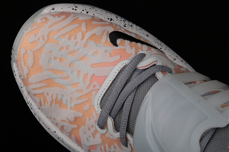 Zoom Kd 14 Basketball Shoes Light Grey/Pink/Orange 17