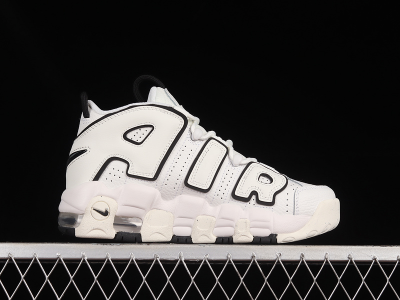 Air More Uptempo White/White/Black 17