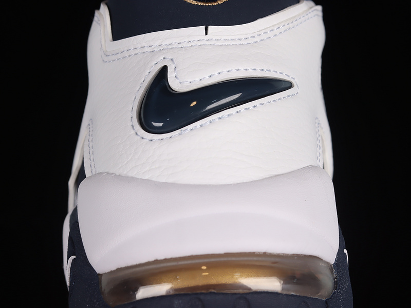 Air More Uptempo Gs Olympic 2016 White/Mid Navy-Metallic Gold 19