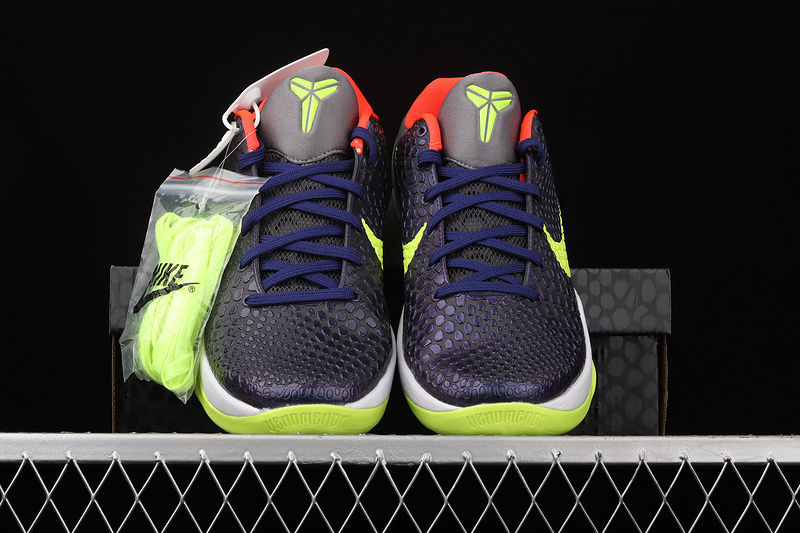 Zoom Kobe 6 Supreme Chaos Ink/Volt-Dark Grey-White 27