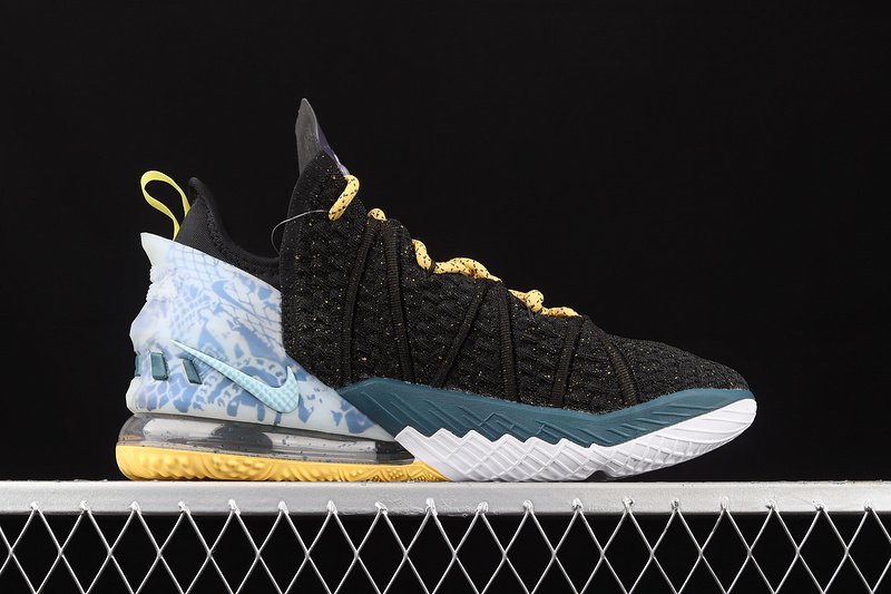 Lebron 18 Ep Reflections Black/Bleached Aqua/Topaz Gold/Dark Teal 29