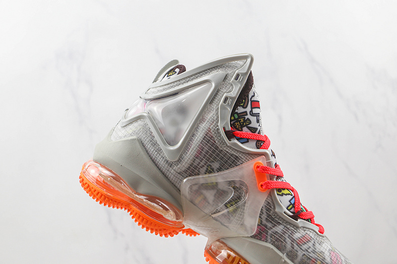 Lebron 19 Ep Fast Food Grey/Grey/Orange 11