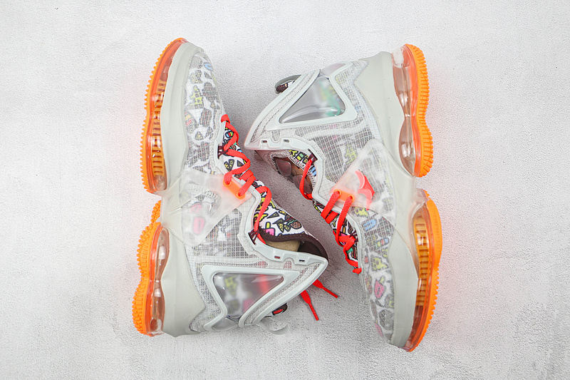 Lebron 19 Ep Fast Food Grey/Grey/Orange 13