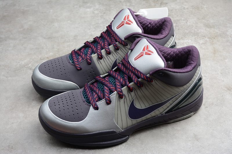 Zoom Kobe 4 Chaos Joker Metallic Silver/Abyss-Nightshade 9