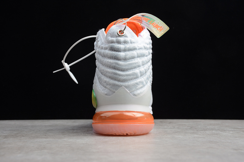 Lebron 17 James Future White/Orange/Light Grey 23