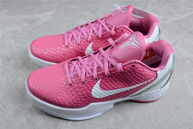 Zoom Kobe 6 Protro Think Pink Pinkfire/Metallic Silver/White 31