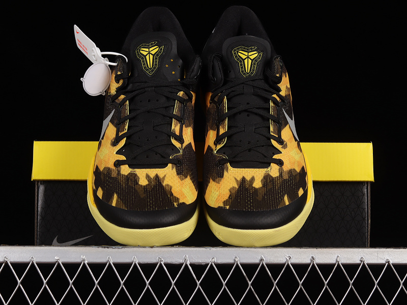 Kobe 8 System Black/Electric Yellow-Grey 13