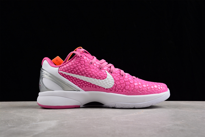 Zoom Kobe 6 Think Pink Pnkfr I/Whte-Mtlc Kay Yow 11