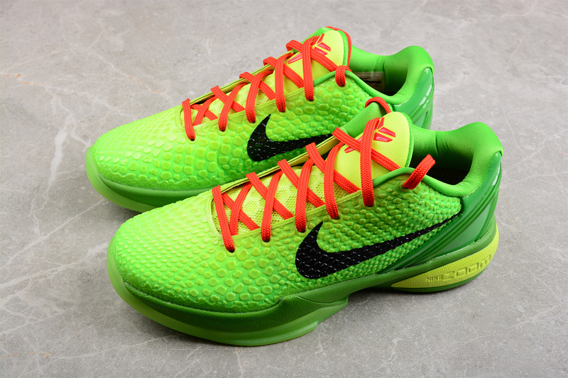 Zoom Kobe 6 Grinch Lime Green/Varsity Red-Black 5