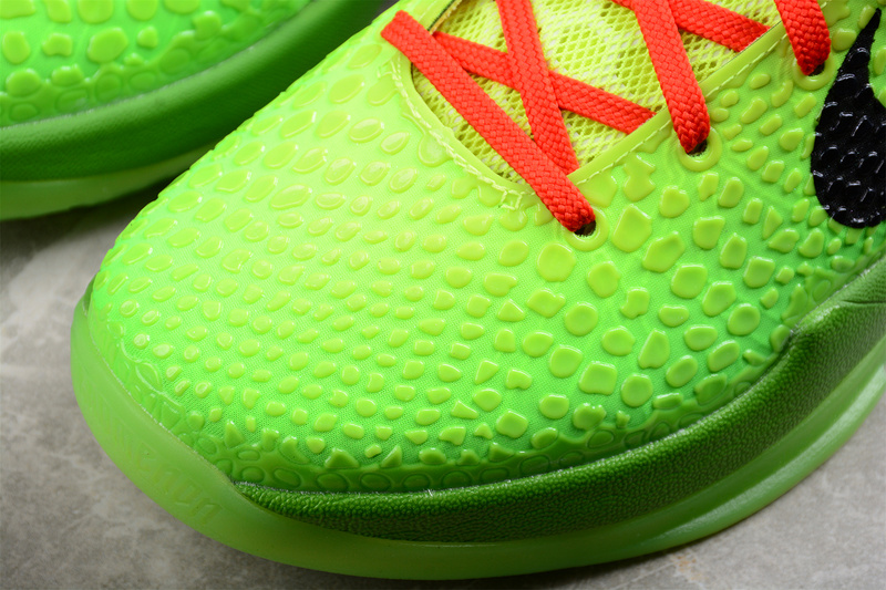 Zoom Kobe 6 Grinch Lime Green/Varsity Red-Black 7