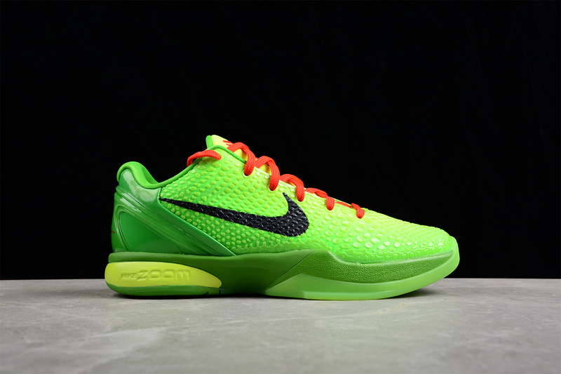 Zoom Kobe 6 Grinch Lime Green/Varsity Red-Black 9