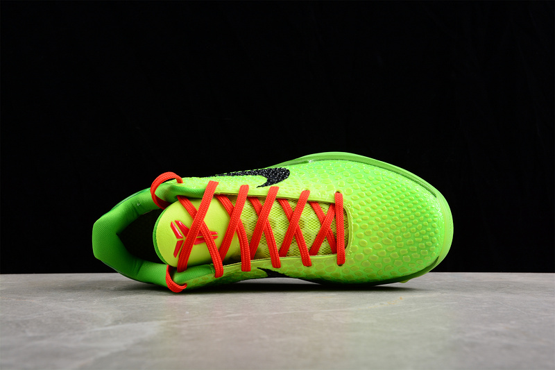 Zoom Kobe 6 Grinch Lime Green/Varsity Red-Black 15