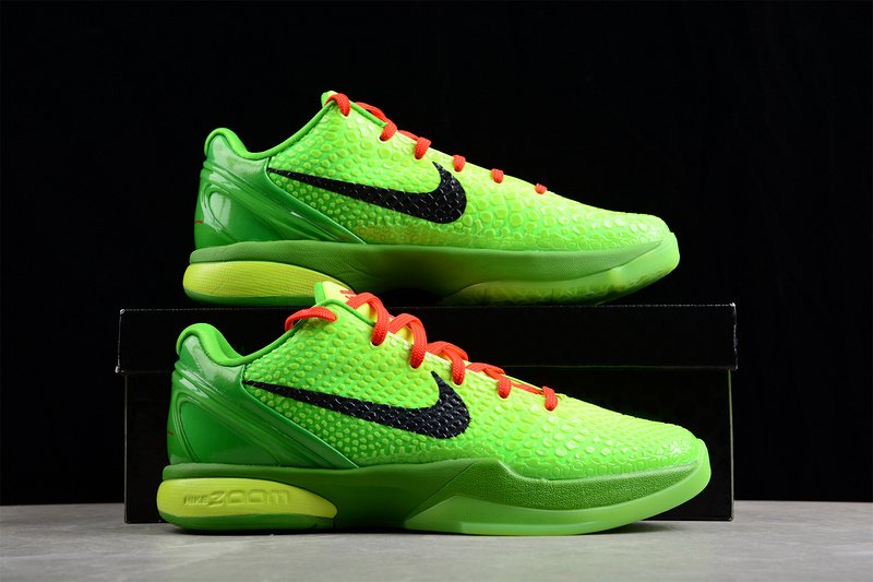 Zoom Kobe 6 Grinch Lime Green/Varsity Red-Black 19