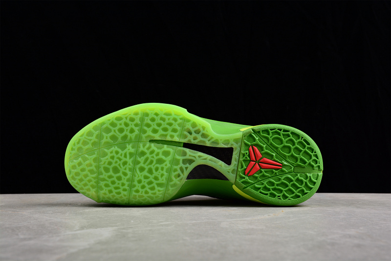 Zoom Kobe 6 Grinch Lime Green/Varsity Red-Black 21