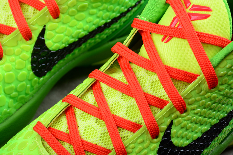 Zoom Kobe 6 Grinch Lime Green/Varsity Red-Black 23