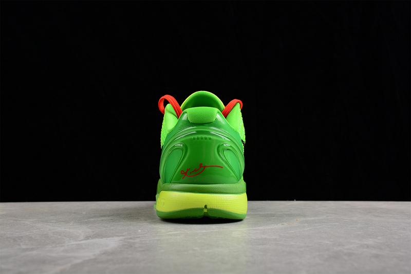 Zoom Kobe 6 Grinch Lime Green/Varsity Red-Black 29