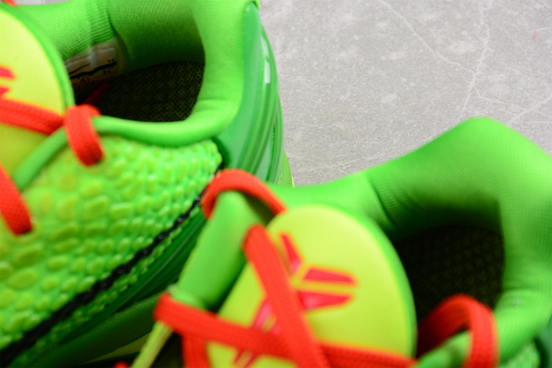 Zoom Kobe 6 Grinch Lime Green/Varsity Red-Black 31