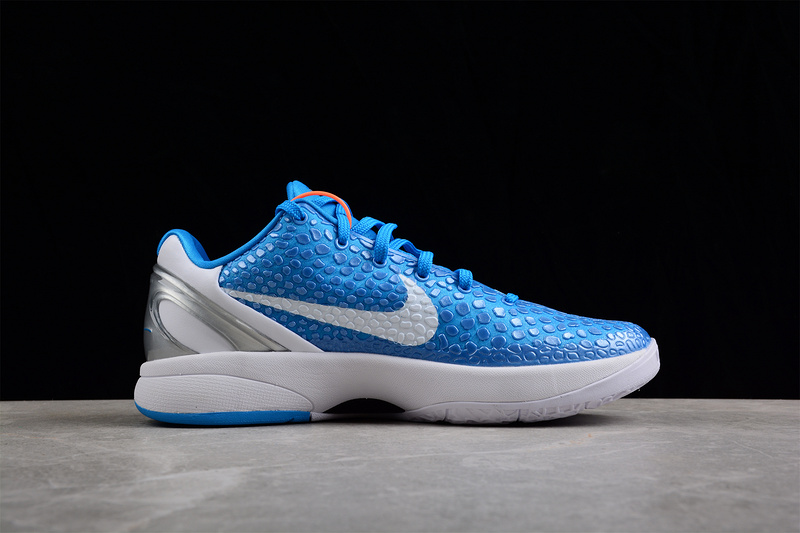 Zoom Kobe Vi Tb North Carolina Blue/White/Silver 23