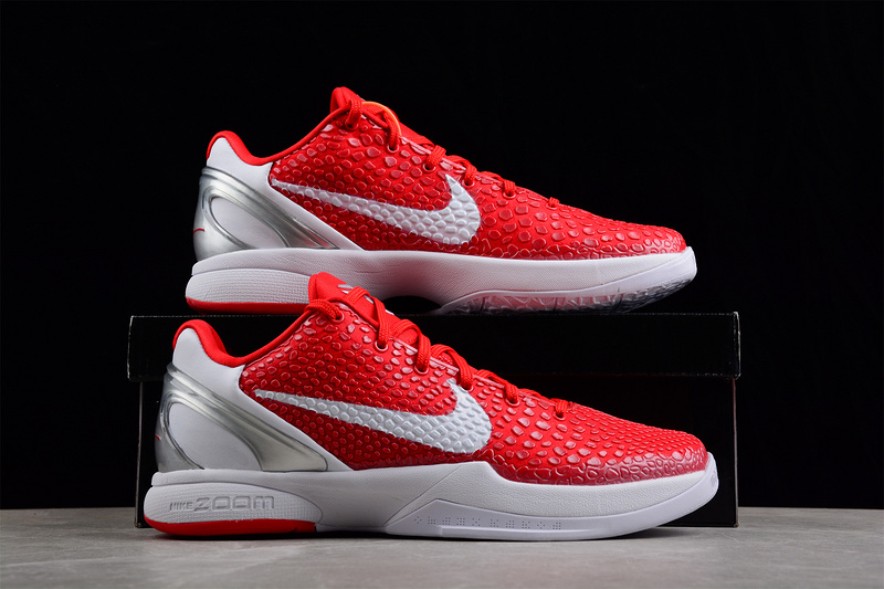 Zoom Kobe 6 Tb Varsity Red/White-Metallic Silver 7