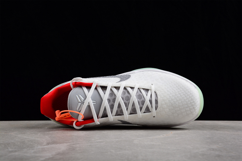 Kobe Vi Protro White/Wolf Grey/University Red 9