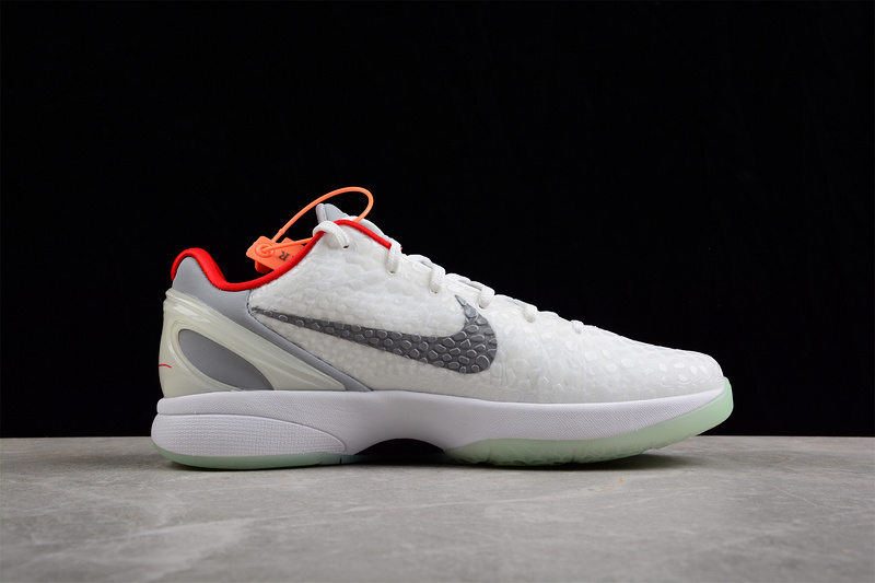 Kobe Vi Protro White/Wolf Grey/University Red 27