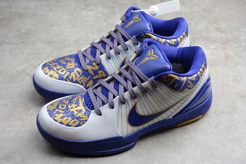 Kobe 4 Nba Final Mvp Home White/Varsity Purple-Metallic Gold 7