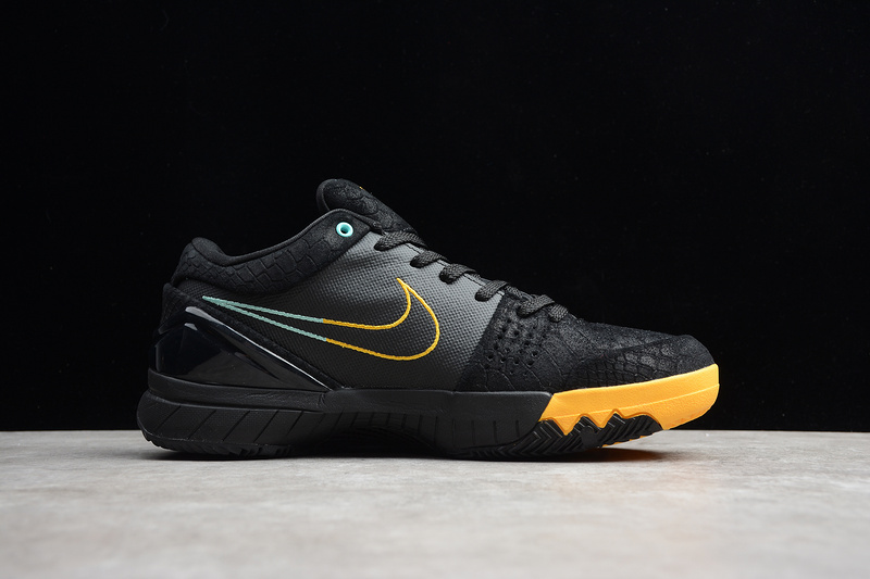 Zoom Kobe 4 Protro Black/Aurora Green-University Gold 25