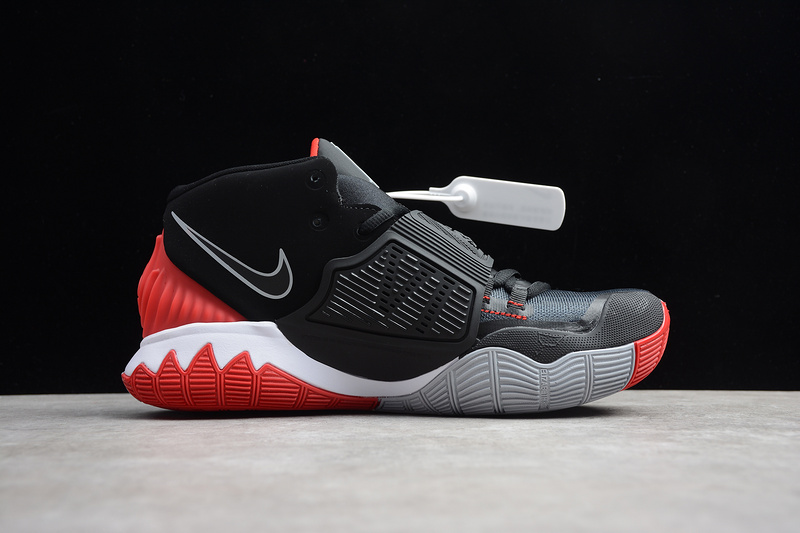 Kyrie 6 Bred Black/Cement Grey/University Red-White 25