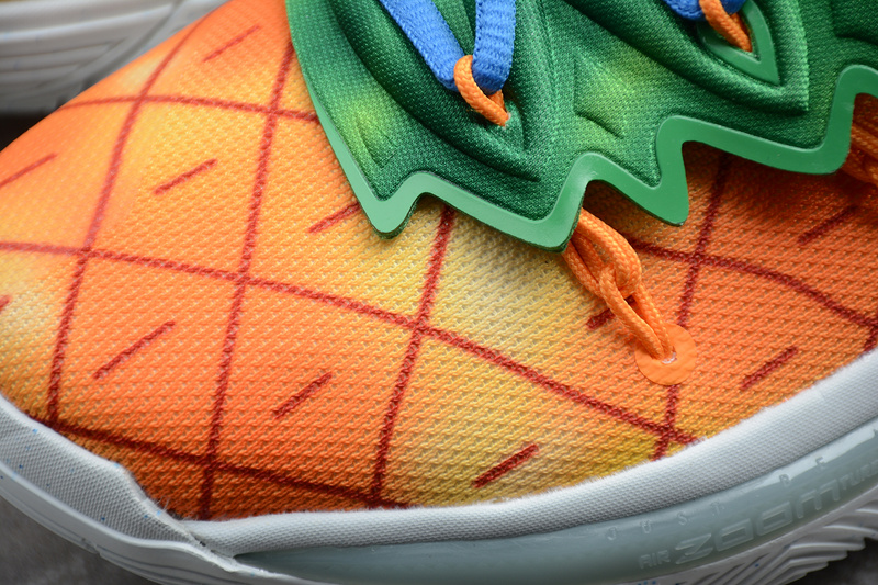 Kyrie 5 Spongebob Pineapple House Orange/Green-Blue 7