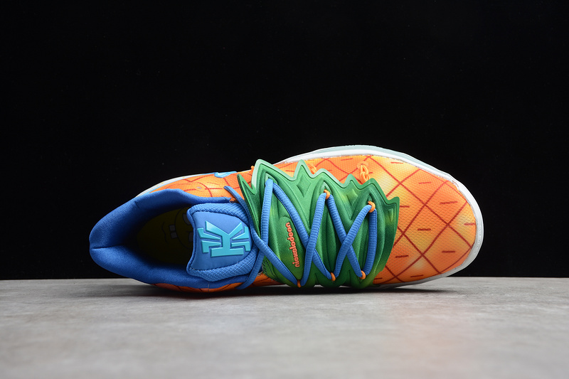 Kyrie 5 Spongebob Pineapple House Orange/Green-Blue 17