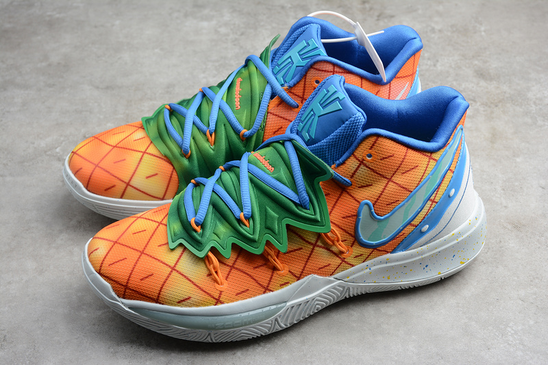 Kyrie 5 Spongebob Pineapple House Orange/Green-Blue 21