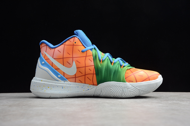 Kyrie 5 Spongebob Pineapple House Orange/Green-Blue 23