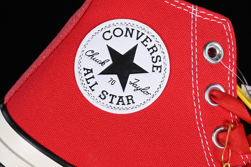 Chinatown Market X A Bathing Ape X Chuck Taylor All Star High Red/Ivory 9