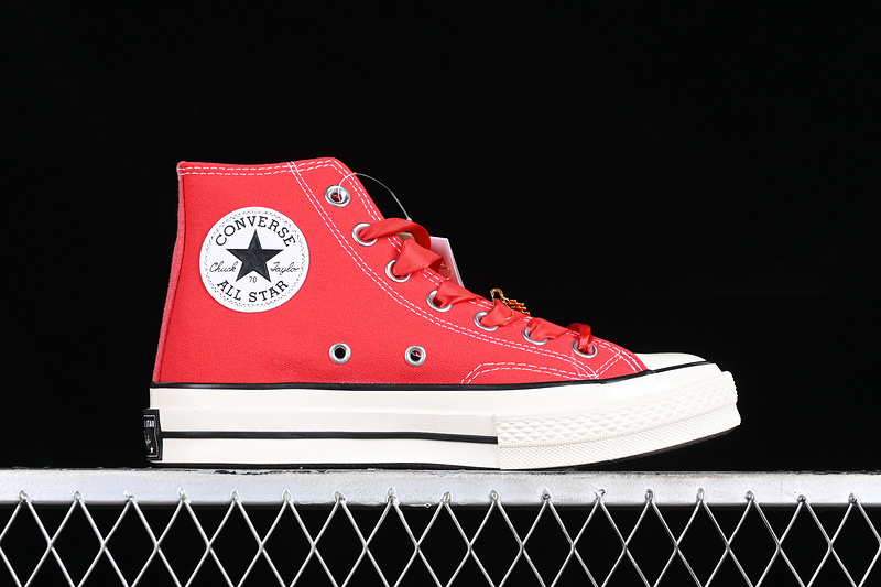 Chinatown Market X A Bathing Ape X Chuck Taylor All Star High Red/Ivory 31