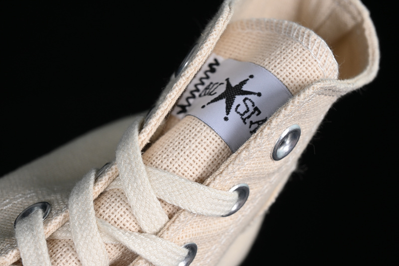 Converse Stussy Chuck 70 High 1970S Fossil/Natural Ivory/Black 27