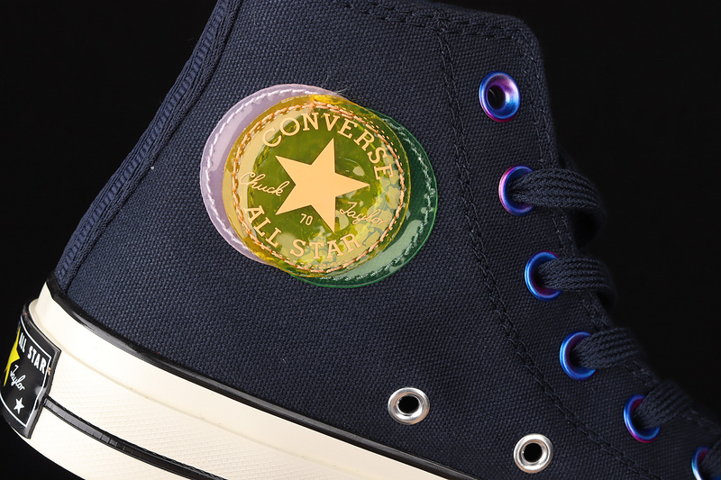 Chuck Taylor All-Star 70S High Heart Of The City Shanghai Obsidian/Bold Citron 3