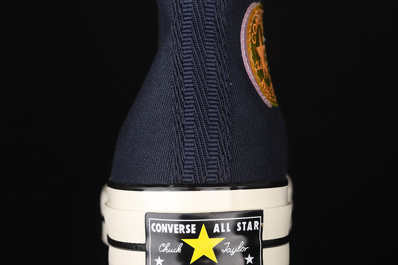 Chuck Taylor All-Star 70S High Heart Of The City Shanghai Obsidian/Bold Citron 25