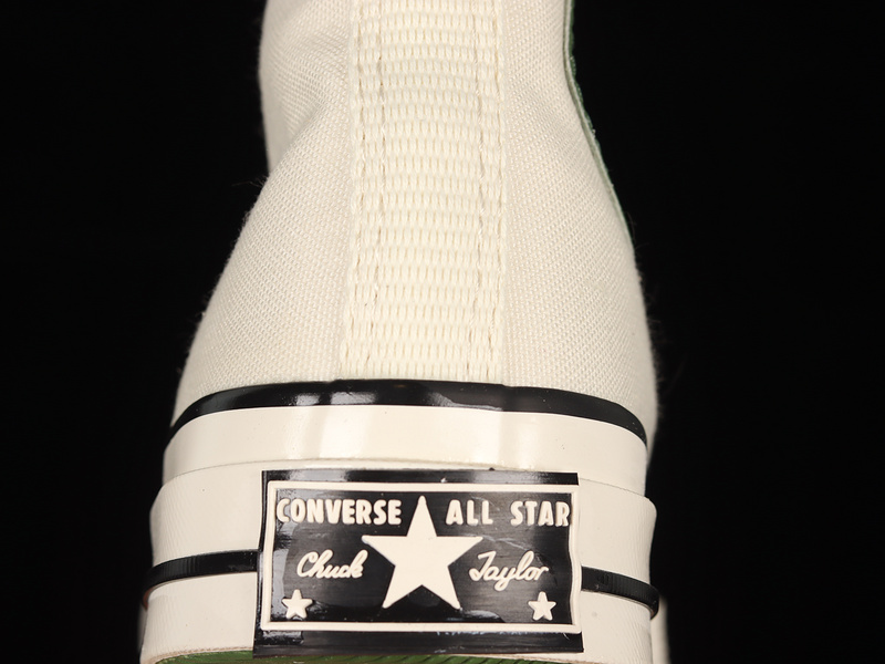 Chuck Taylor All Star 70S High White/Dark Green/Black 17