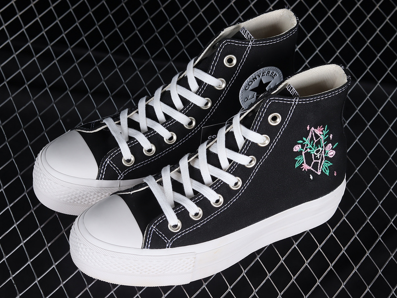 Chuck Taylor All Star High Lift Black/Black/White 9