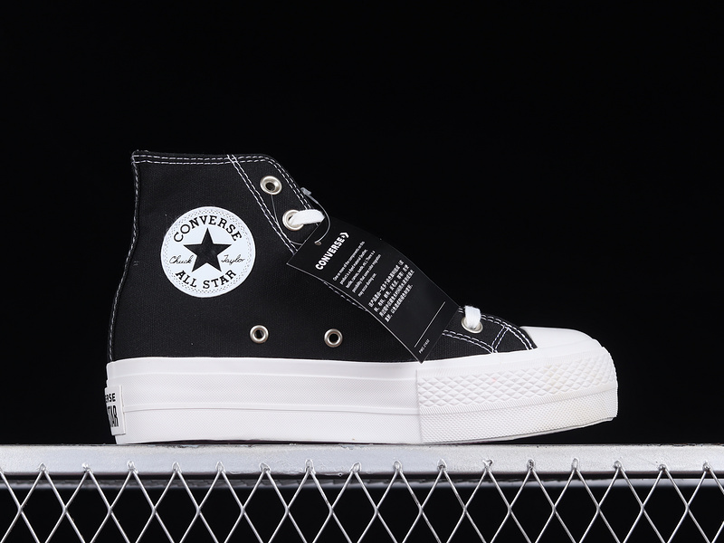 Chuck Taylor All Star High Lift Black/Black/White 11