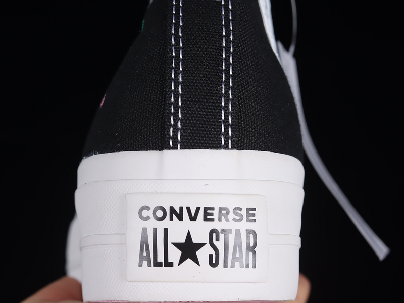 Chuck Taylor All Star High Lift Black/Black/White 17