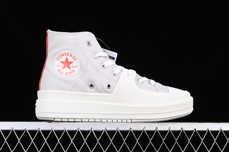 Converse All Star Construct White/Purple/Orange 3