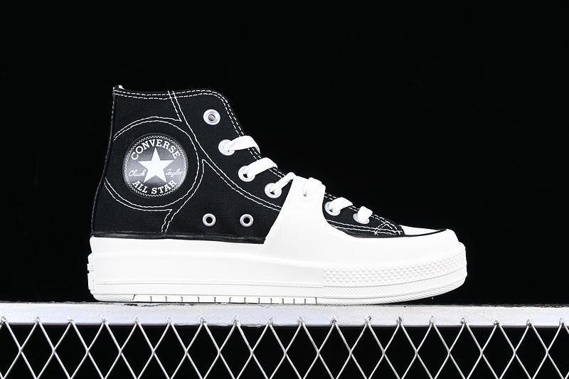 Converse Chuck Taylor All Star High Construct Black/Vintage White/Egret 3