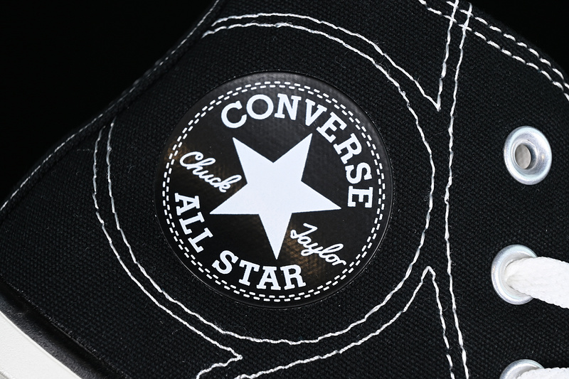 Converse Chuck Taylor All Star High Construct Black/Vintage White/Egret 19