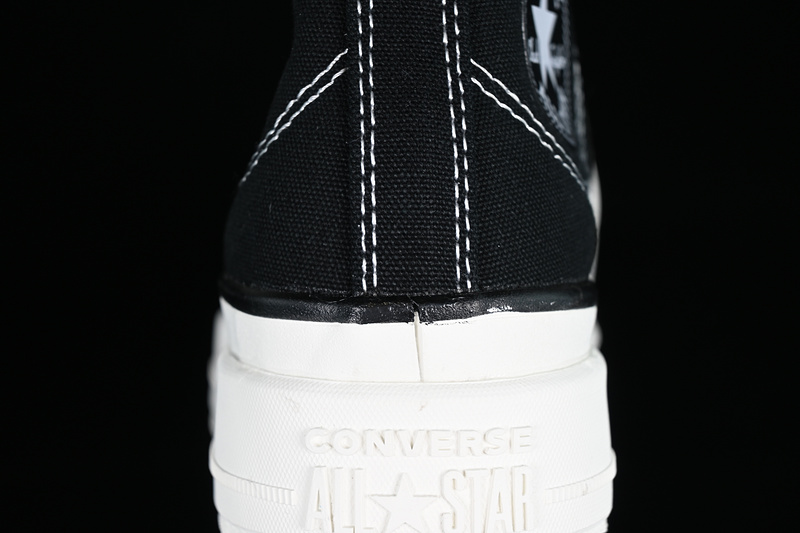 Converse Chuck Taylor All Star High Construct Black/Vintage White/Egret 25