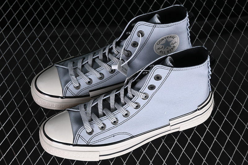 Converse Chuck 70 Hacked Heel White/Black/Blue 3