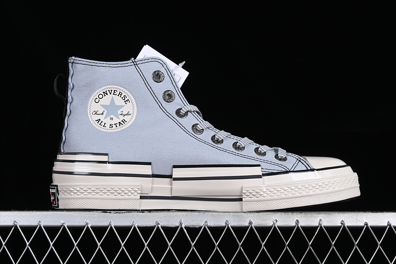 Converse Chuck 70 Hacked Heel White/Black/Blue 21