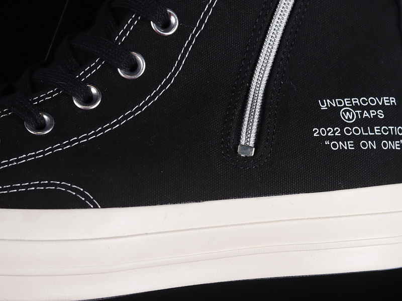 Undercover X Wtaps X Addict Chuck Taylor High Black/Black/Egret 11